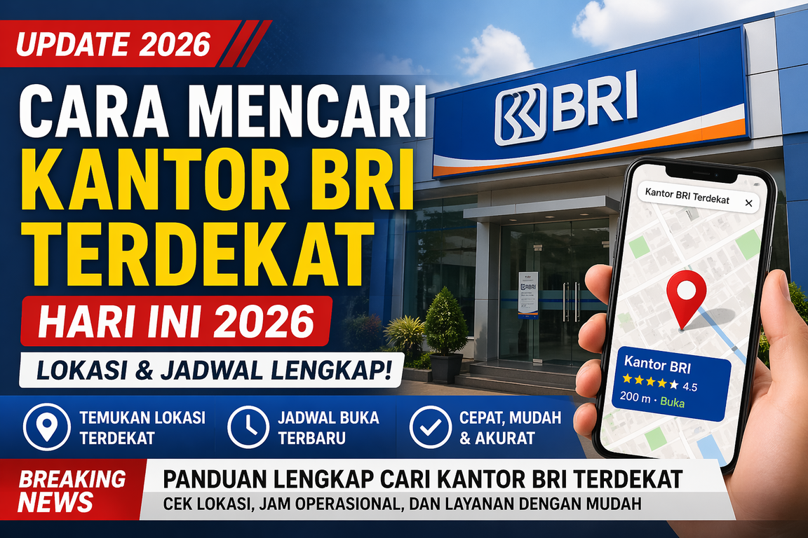 Cara Mudah Menemukan Kantor Bank Rakyat Indonesia Terdekat Hari Ini 2026: Cek Lokasi & Jadwal Tanpa Ribet”