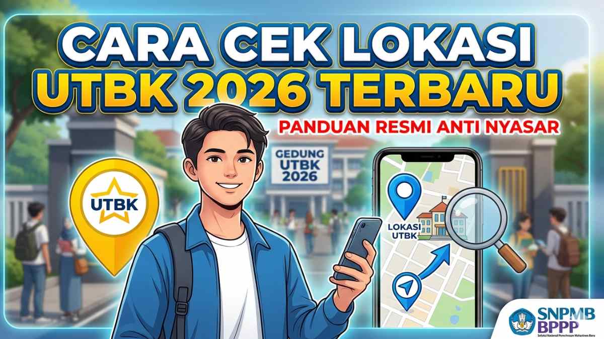 Jangan Sampai Salah! Cara Cek Lokasi UTBK-SNBT 2026 & Dokumen Penting yang Harus Dibawa